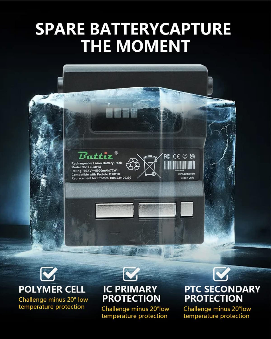 Battiz Replacement Battery for Profoto B1 / B1X