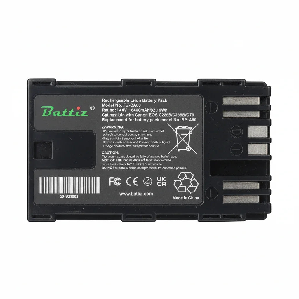 Canon BP-A60 Battery - Fully Decoded for C300 Mark III | Battiz